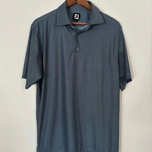 FootJoy Men's Blue Polo Golf Shirt Size Medium